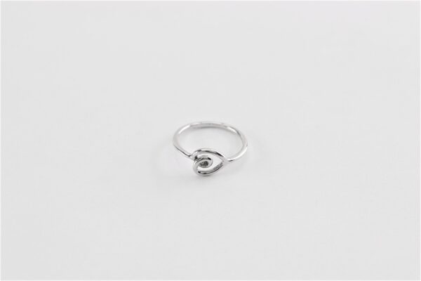 sehr feiner Ring für zarte Finger in Sterlingsilber – Bild 4