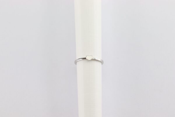 sehr feiner Ring in Sterlingsilber rhodiniert – Bild 3