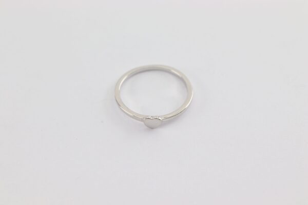 sehr feiner Ring in Sterlingsilber rhodiniert – Bild 5