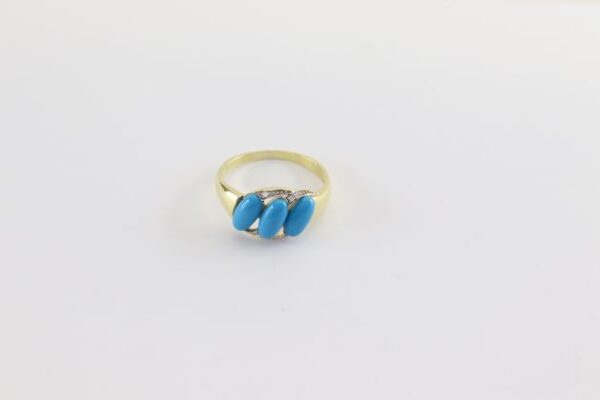 feiner Ring in Sterlingsilber vergoldet