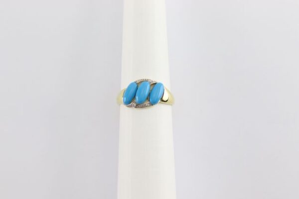 feiner Ring in Sterlingsilber vergoldet – Bild 5