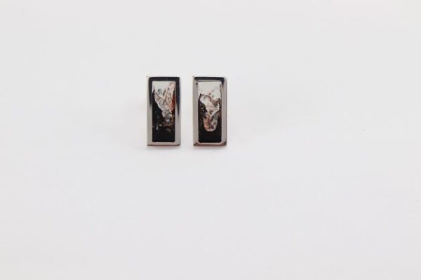 Ohrstecker in Sterlingsilber mit Emailarbeit – Bild 5
