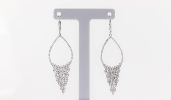 Ohrhänger in Sterlingsilber rhodiniert