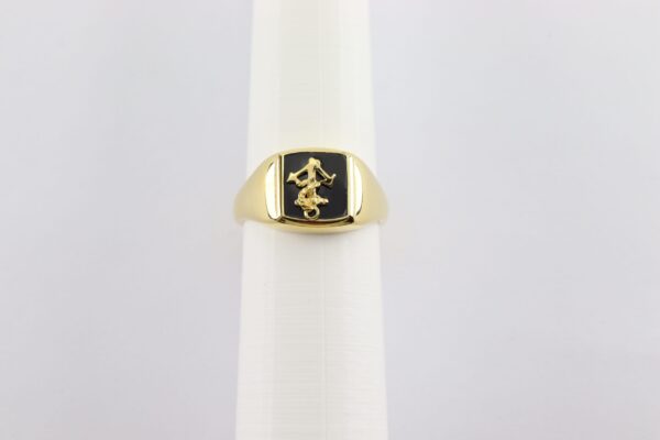 Ring in Sterlingsilber vergoldet – Bild 2