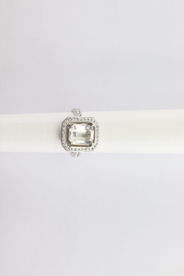 Feiner Ring in Sterlingsilber rhodiniert – Bild 2