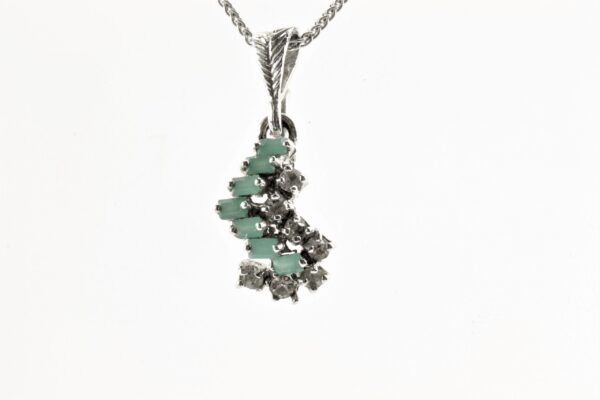 Collier  Kette mit Anhänger in Sterlingsilber