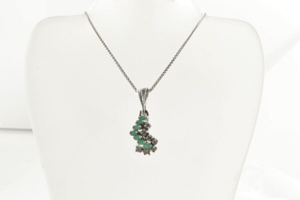 Collier  Kette mit Anhänger in Sterlingsilber – Bild 4