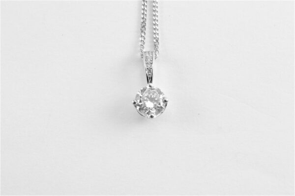 Collier in Sterlingsilber mit Zirkonia – Bild 2