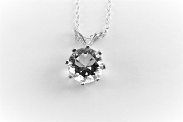 Collier in Sterlingsilber mit Zirkonia – Bild 3