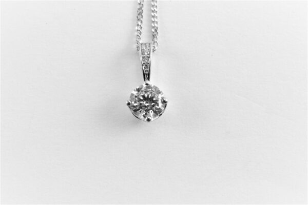 Collier in Sterlingsilber mit Zirkonia – Bild 6
