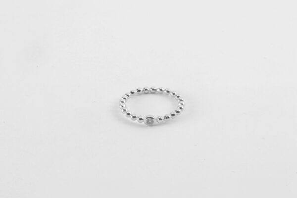 feiner Ring in Sterlingsilber – Bild 2