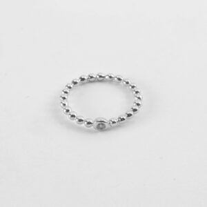 feiner Ring in Sterlingsilber