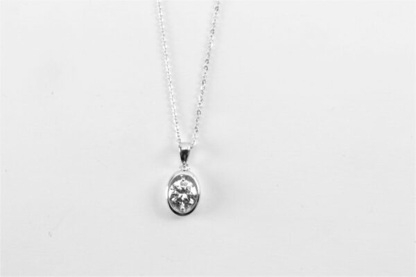 Collier in Sterlingsilber rhodiniert – Bild 2