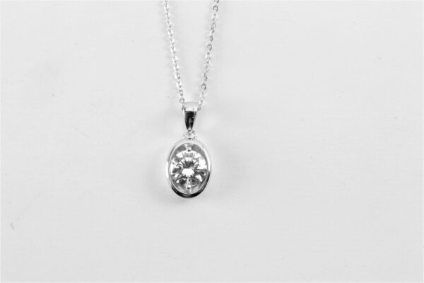 Collier in Sterlingsilber rhodiniert