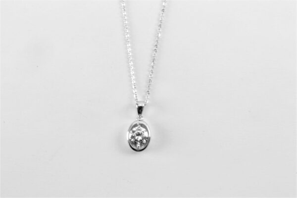 Collier in Sterlingsilber rhodiniert – Bild 4