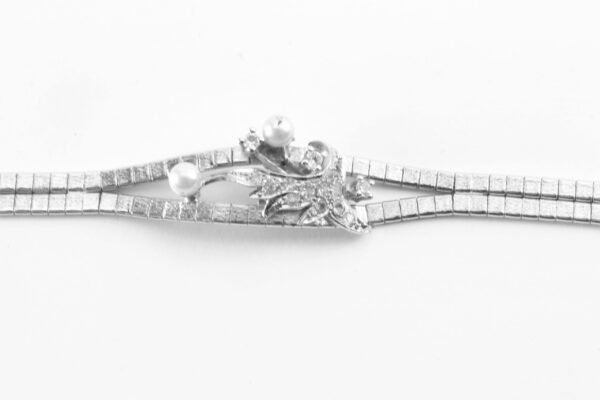 Schönes Armband in Sterlingsilber mit Perle