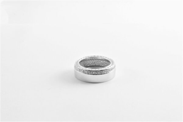feiner Ring in Sterlingsilber mit Zirkonia – Bild 2
