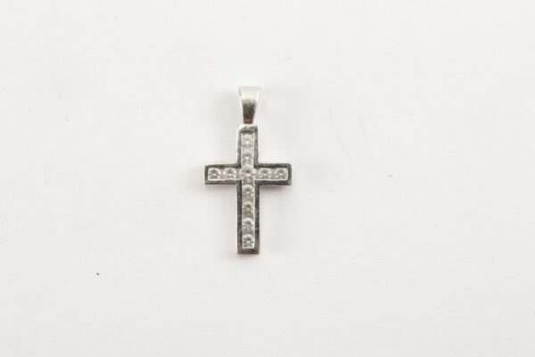 sehr feines Kreuz in Sterlingsilber – Bild 2