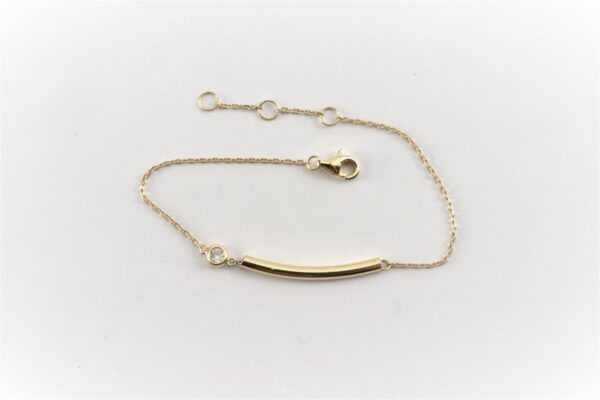 Armband in Sterlingsilber vergoldet – Bild 2