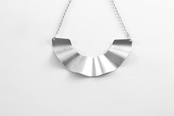 elegantes Collier in Sterlingsilber rhodiniert – Bild 2