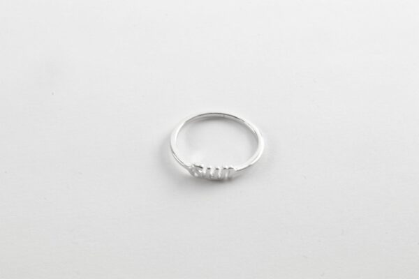 sehr feiner Ring in Sterlingsiber  von CAI – Bild 3