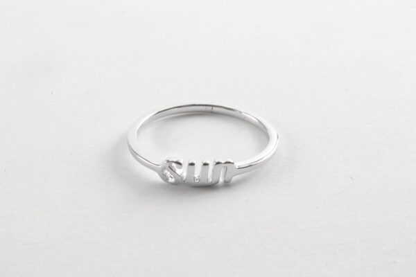 sehr feiner Ring in Sterlingsiber  von CAI – Bild 4