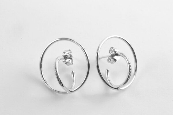 sehr schöne Ohrstecker in Sterlingsilber