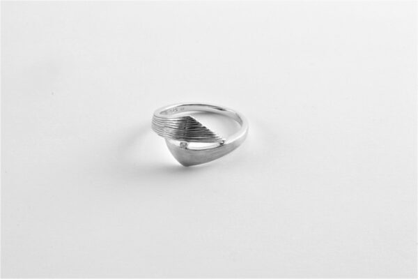 Ring in Sterlingsilber rhodiniert – Bild 3