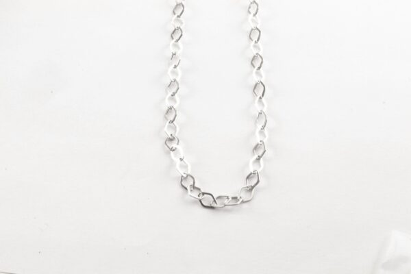 feines Collier in Sterlingsilber rhodiniert – Bild 3