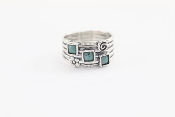 wunderschöner Ring in Sterlingsilber mit Türkis