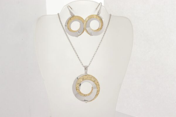 edles Schmuckset in Sterlingsilber z.T. vergoldet – Bild 4