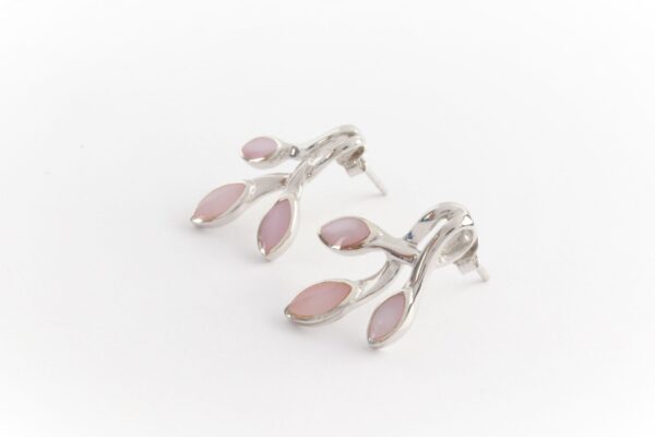 Schmuckset in Sterlingsilber mit Perlmutt – Bild 2