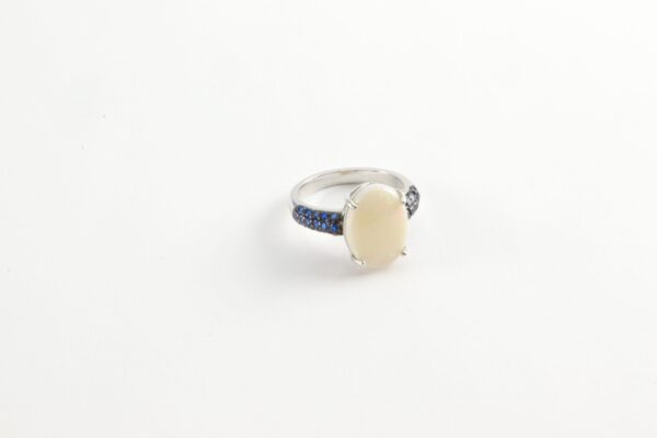 sehr edler Ring in Sterlingsilber rhodiniert – Bild 5