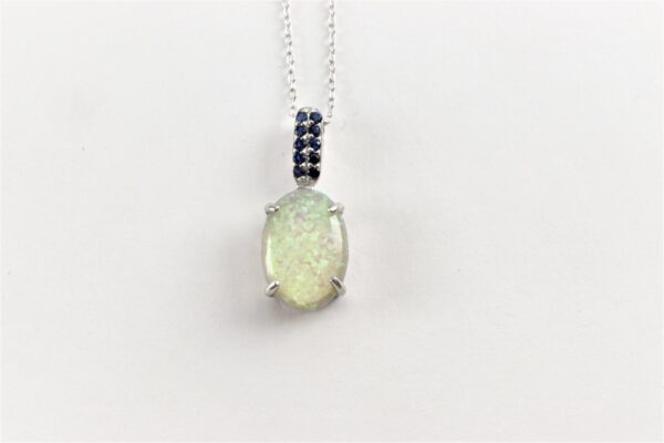 feines Collier in Sterlingsilber