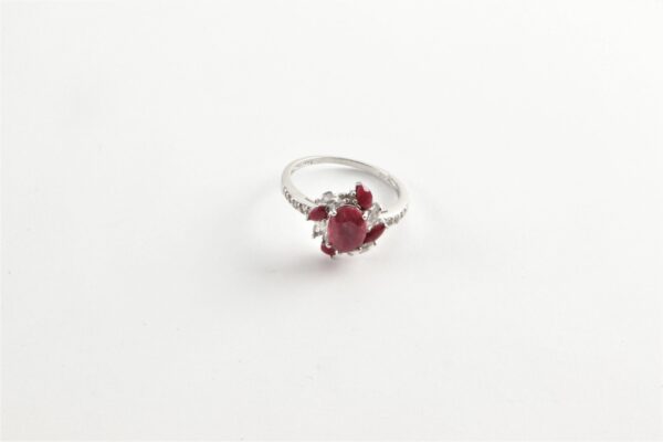 ein sehr eleganter Ring in Sterlingsilber rhodiniert – Bild 4