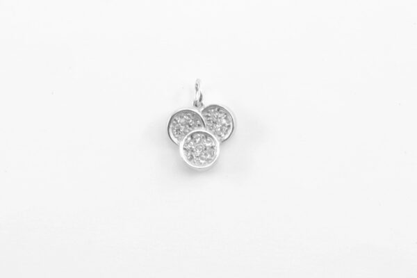 sehr feiner Anhänger in Sterlingsilber rhodiniert