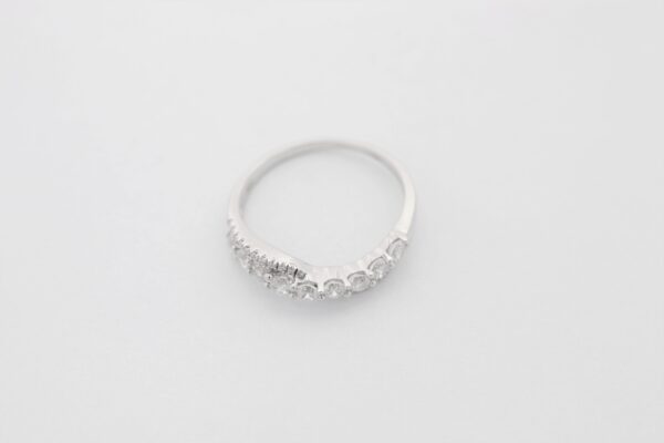 Ring  Sterlingsilber rhodiniert  mit Zirkonia – Bild 2