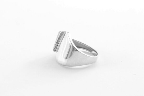 sehr schöner Ring in Sterlingsilber z.T. mattiert – Bild 3