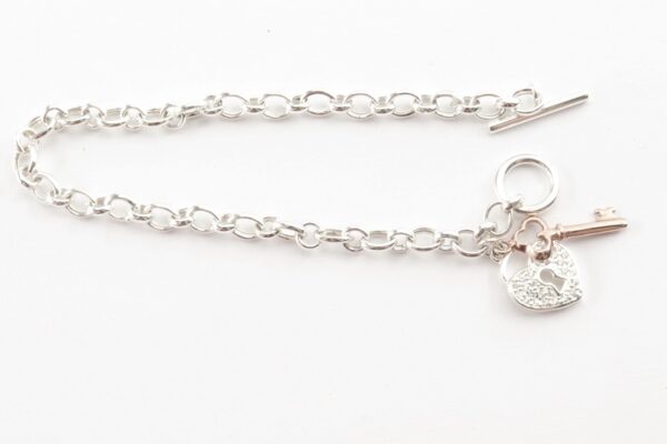 sehr schönes Armband in Sterlingsilber rhodiniert