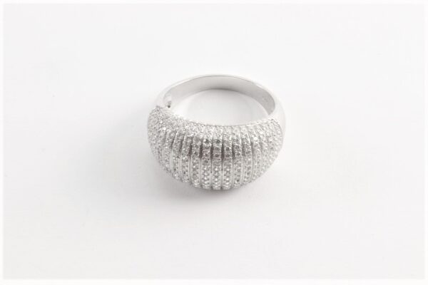 wunderschöner Ring in Sterlingsilber rhodiniert – Bild 4