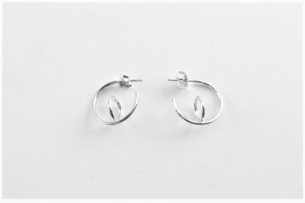 super schöne Ohrstecker in Sterlingsilber  "  CAI "" – Bild 4
