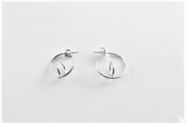 super schöne Ohrstecker in Sterlingsilber  "  CAI "" – Bild 5