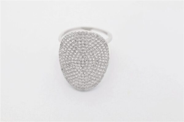 Ring Sterlingsilber rhodiniert mit Zirkonia