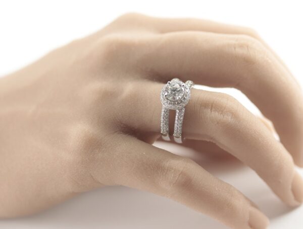 wunderschöner Ring in Sterlingsilber rhodiniert – Bild 6