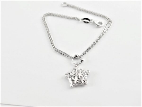 kleiner Stern am Armband in Sterlingsilber – Bild 6