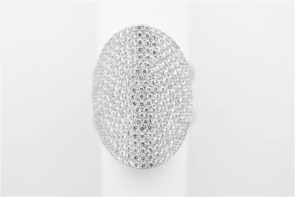 Sehr schöner Ring in Sterlingsilber rhodiniert mit Zirkonia – Bild 2