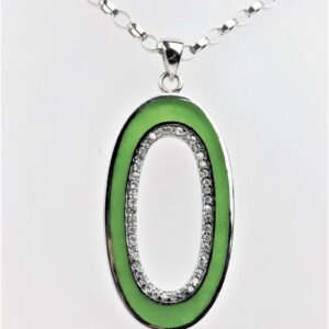 Collier in Sterlingsilber rhodiniert