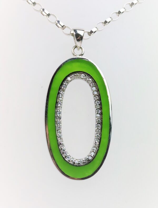 Collier in Sterlingsilber rhodiniert – Bild 4