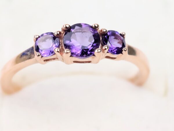 Ring Sterlingsilber vergoldet mit Zirkonia – Bild 4
