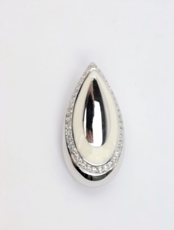 Anhänger  in Sterlingsilber rhodiniert mit Kette